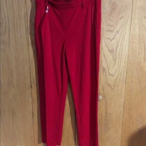 Jules & Leopold Vibrant Red Straight Leg Pants  Size Medium